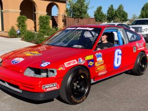 1989 Honda CRX  Car #6 F4 Series Mini Stock  Ricky Rose Car #6 F4 Series All American Speedway Lettering from Christopher R, CA